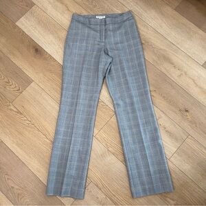 Pendleton Women’s Gray Plaid Virgin Wool Trousers Pants Size 4